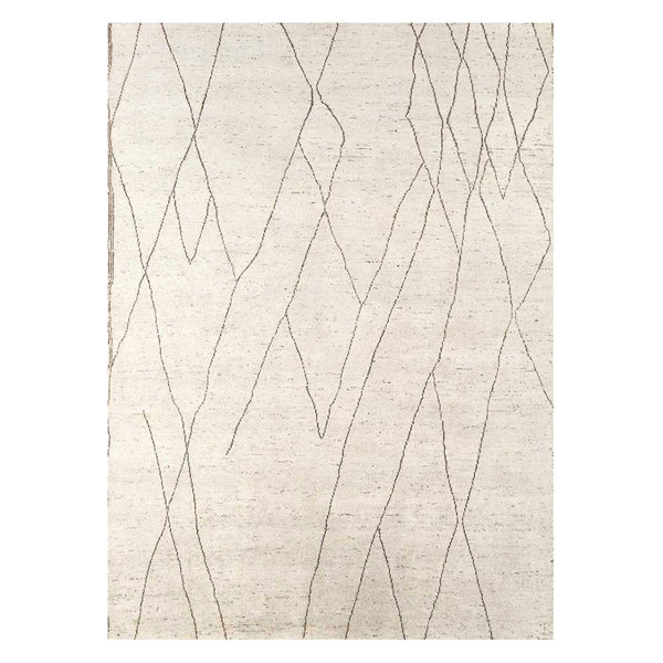 OneofaKind 240 x 300 m Area Rug in Natural White